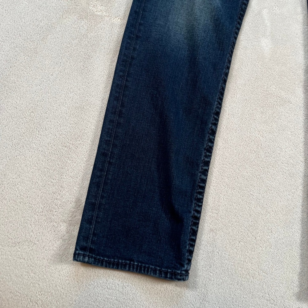 True Religion Geno Relaxed Slim Jeans Mens 34x32 Dark Wash Blue Denim Horseshoe - Picture 12 of 12